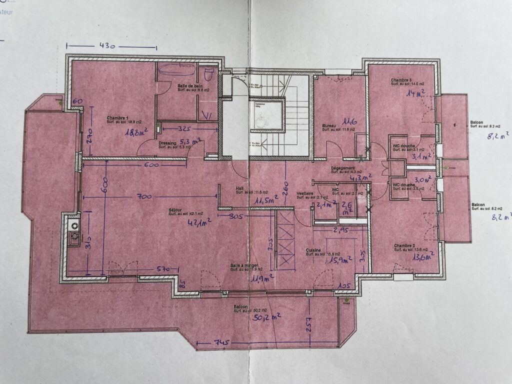 Plan de l'appartement